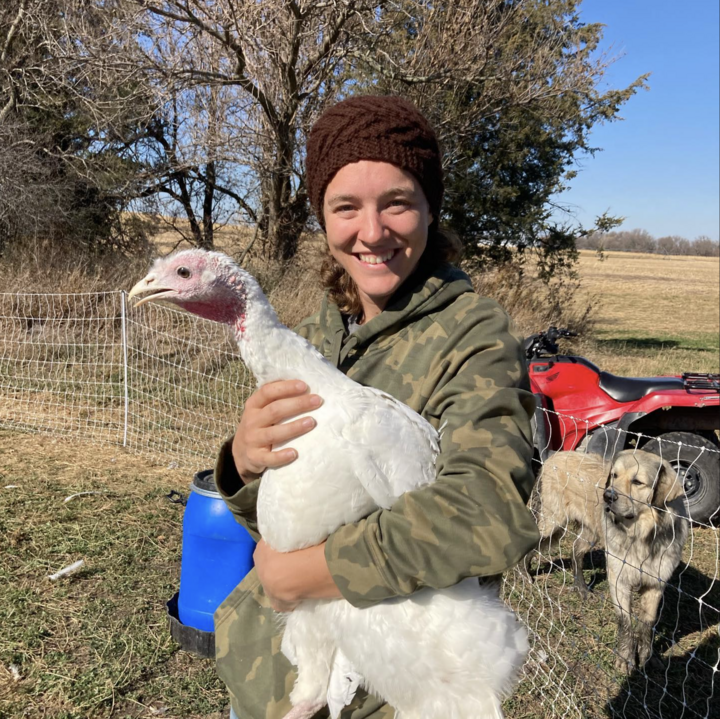Leah Hipps of Nebraska Heritage Turkeys