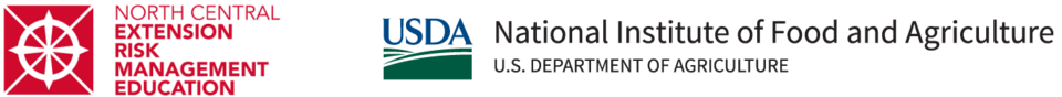 North Central Extension logo and USDA National Institute of Food and Agriculture logo side by side.